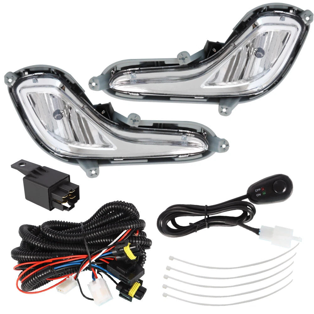 Fog Lights for Hyundai Accent (2012–2017) with Wiring Kit & Switch