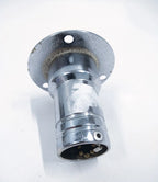 2'' Chrome Diesel Fuel Gas Deck Fill for Marine Boat with Keyless Red Cap