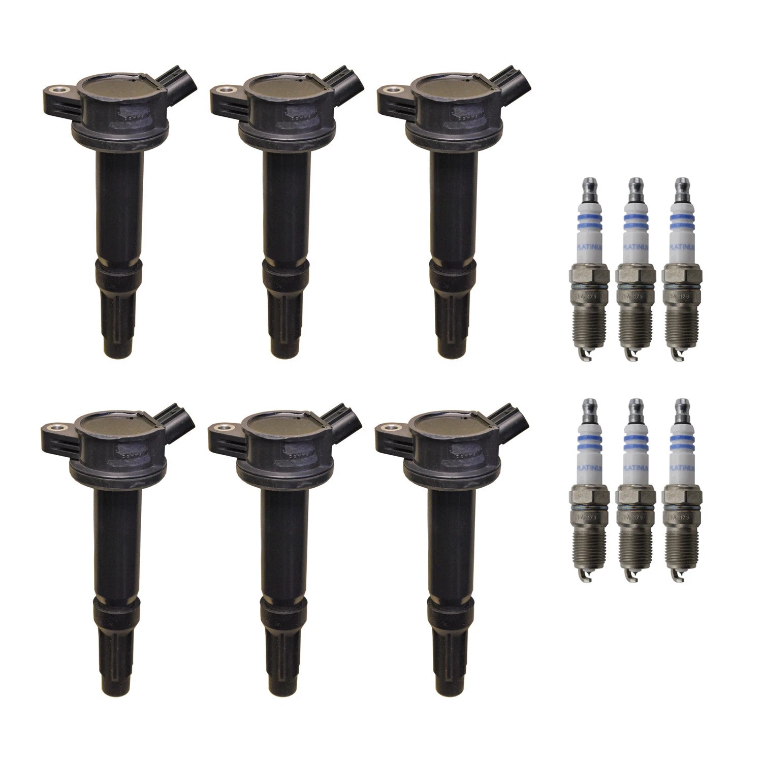 Set of 6 Ignition Coils & Spark Plugs for Ford Escape Fusion (2005–2012)