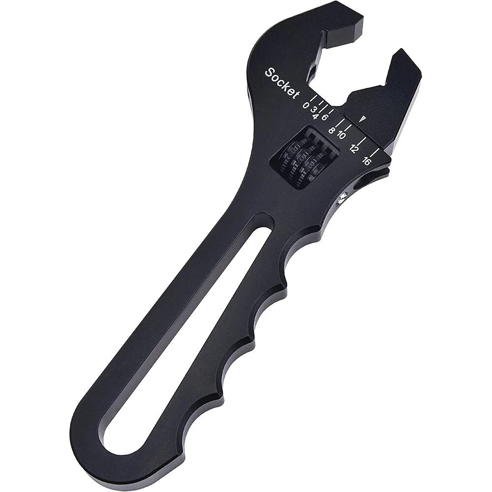 Adjustable AN Hose Fitting Wrench for Hose Adapters (3AN-16AN)