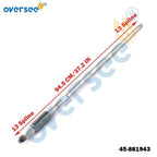 Drive Shaft Long for Mercury Marine 65-125HP Outboard Engine (45-881943)