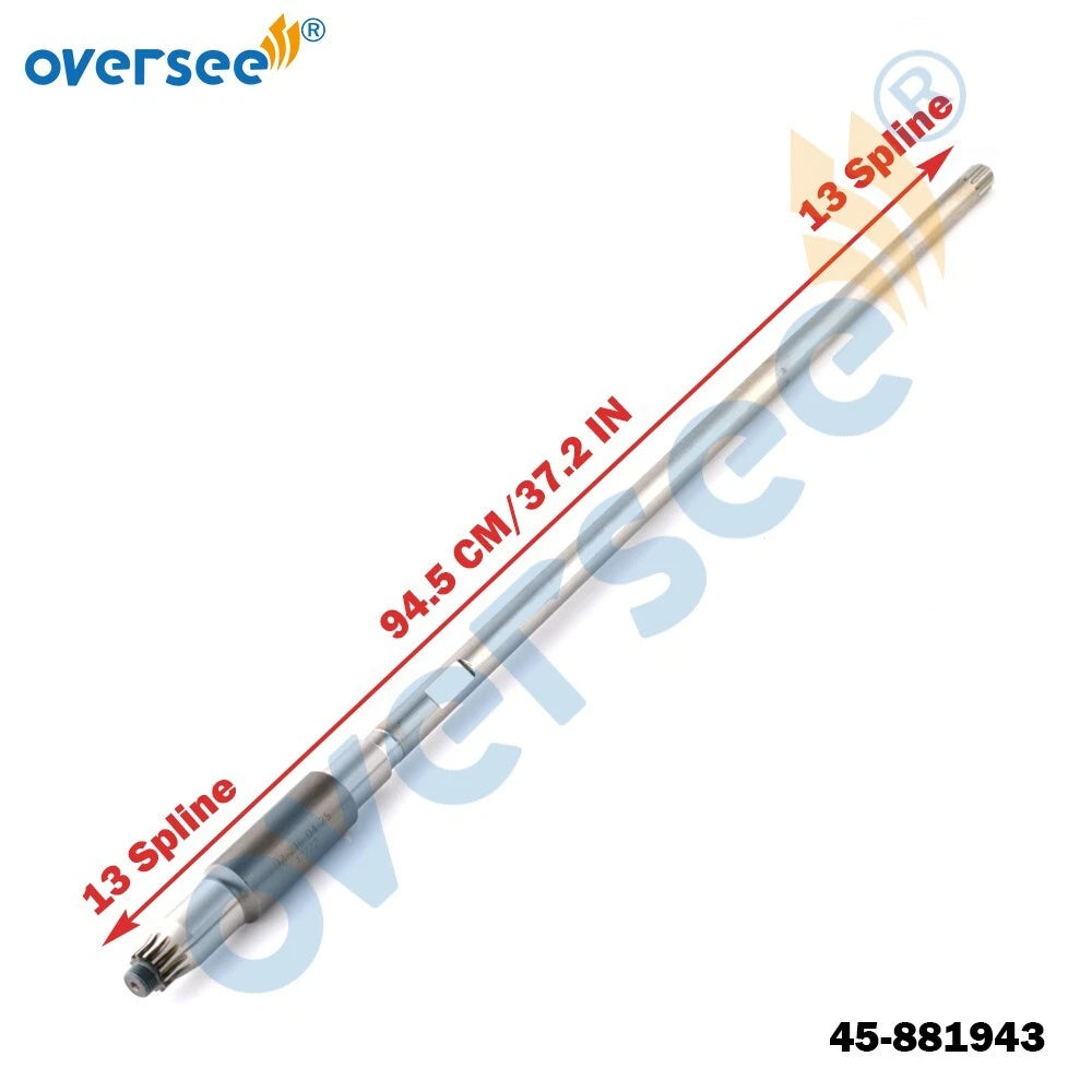 Drive Shaft Long for Mercury Marine 65-125HP Outboard Engine (45-881943)