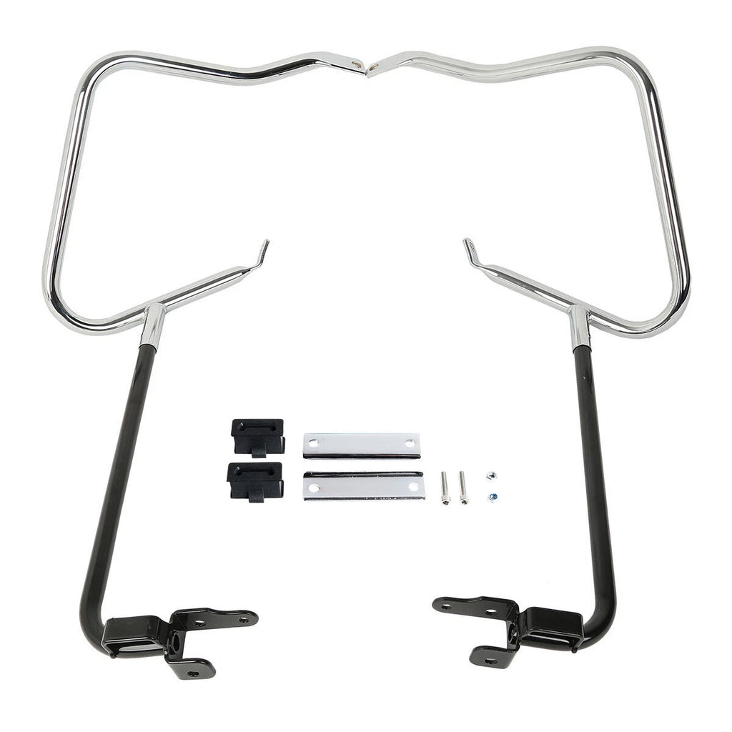 Saddlebag Bracket Guard Crash Bars for Harley Touring Street Glide FLHX (2014–2024)