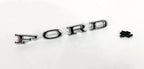 Chrome Hood Emblem Letter Set with Clips for 1967 Ford Mustang (1967)
