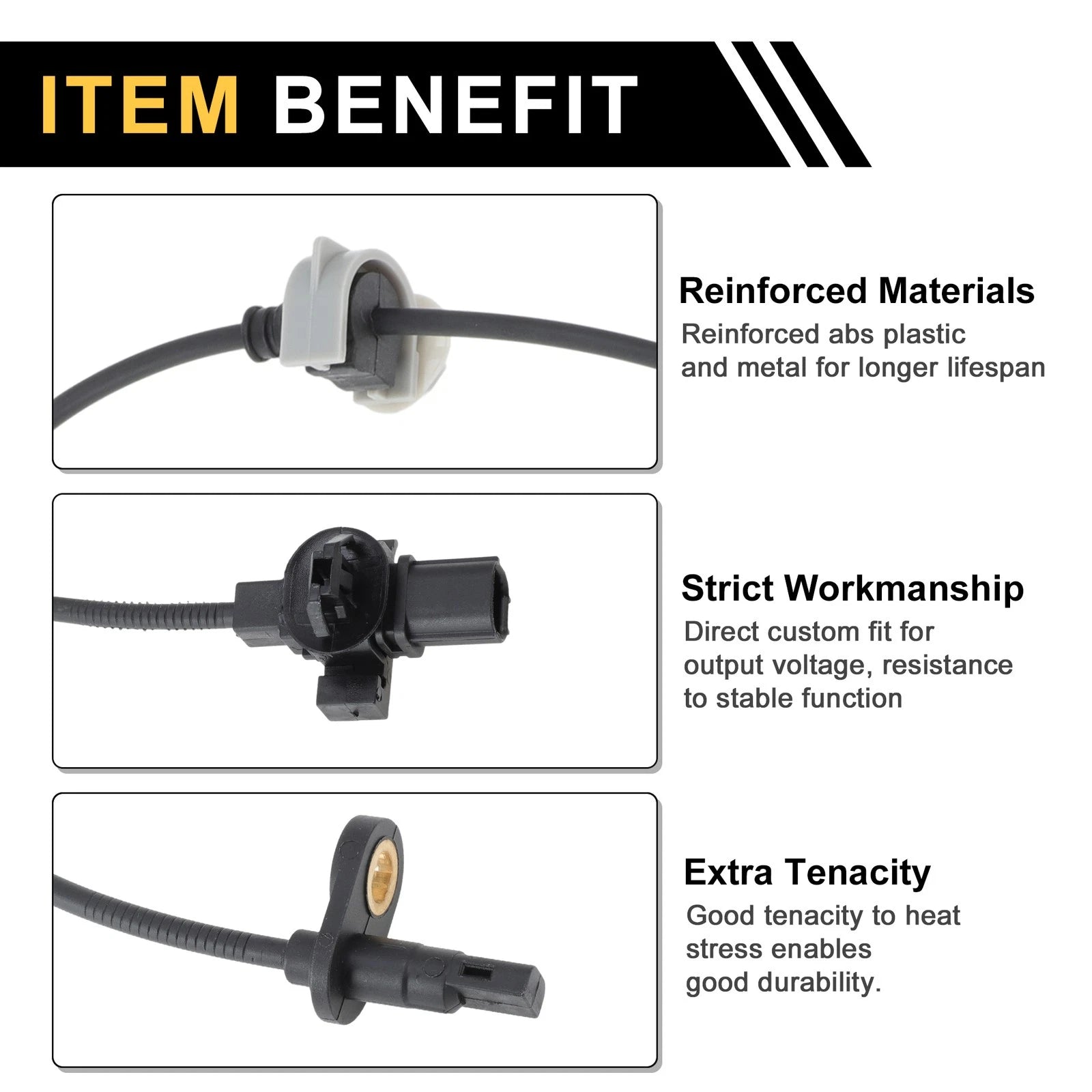 ABS Wheel Speed Sensor No. 57455SVAA02 for Honda Accord (2018–2023)