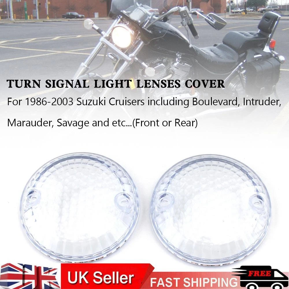 Turn Signal Light Lens Cover for Suzuki Intruder 1400 VX800 (T9)