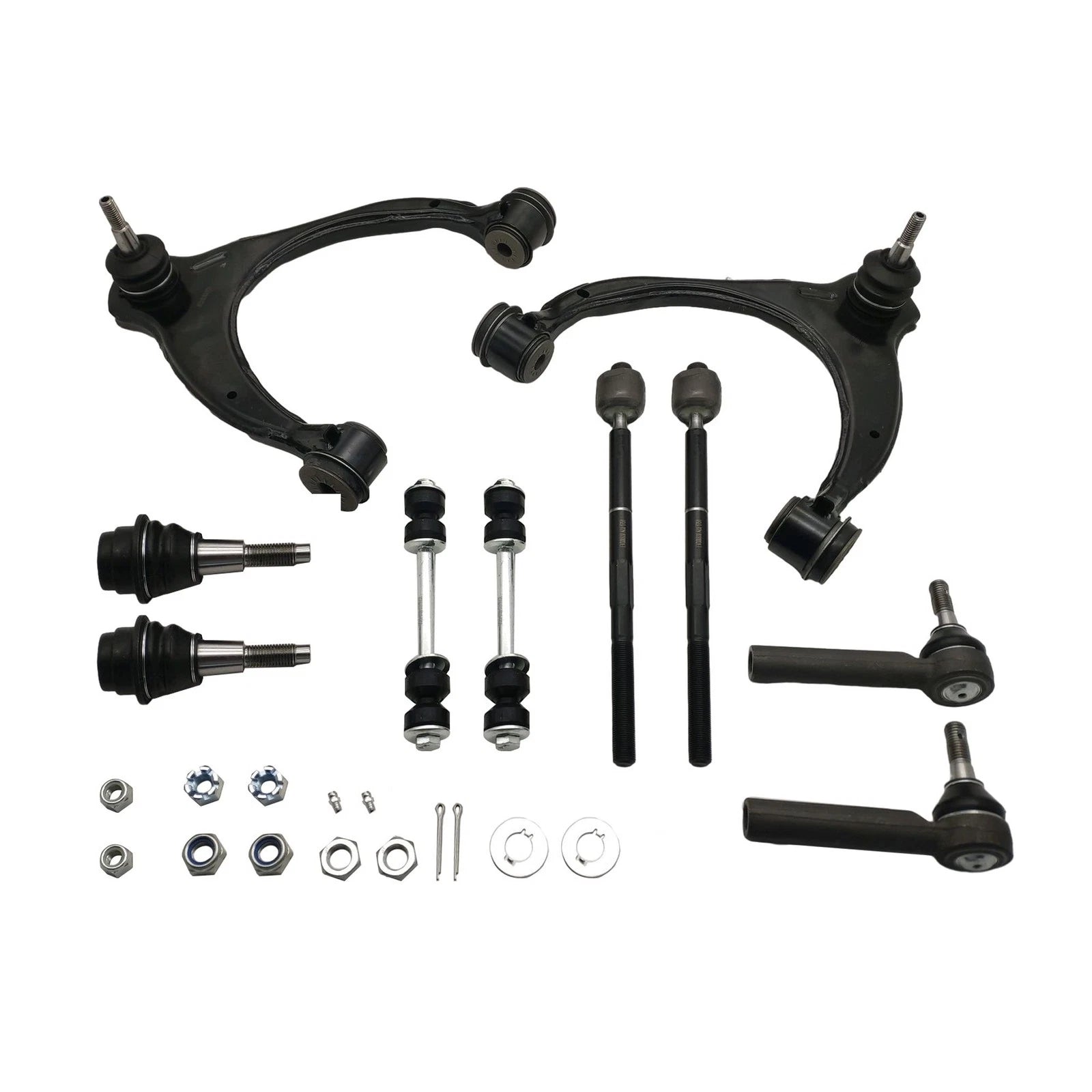 Set of 10 Front Upper Control Arms Tie Rods for Yukon Silverado Sierra 1500 (2014–2019)