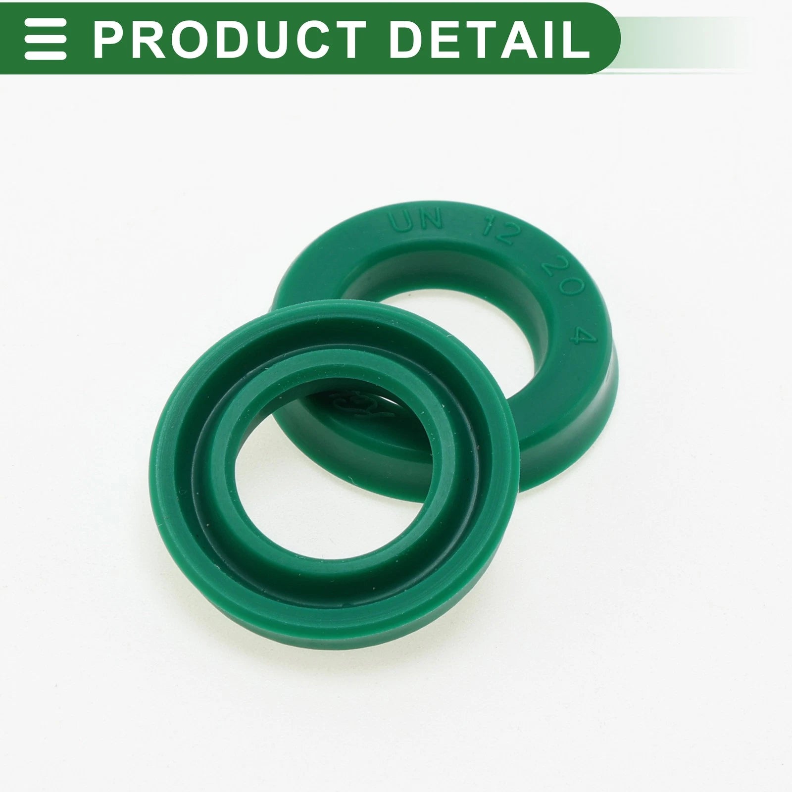 Set of 5 Oil Seal Rotary Shaft Seal 12x20x4mm High Pressure Green
