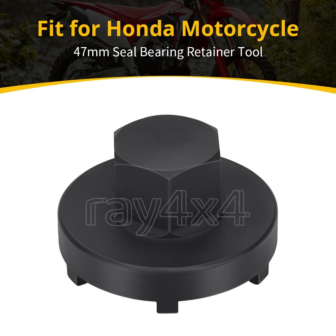 47mm Rear Seal Bearing Retainer Tool for Honda CRF250RX CRF450RX (2017–2024)