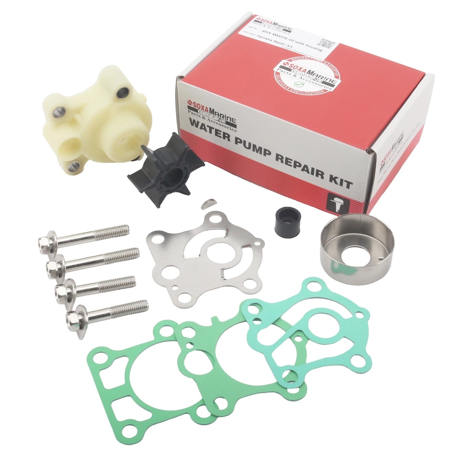 Outboard Water Pump Rebuild Kit for Yamaha 2S 25 40 50 HP (C25 P50)