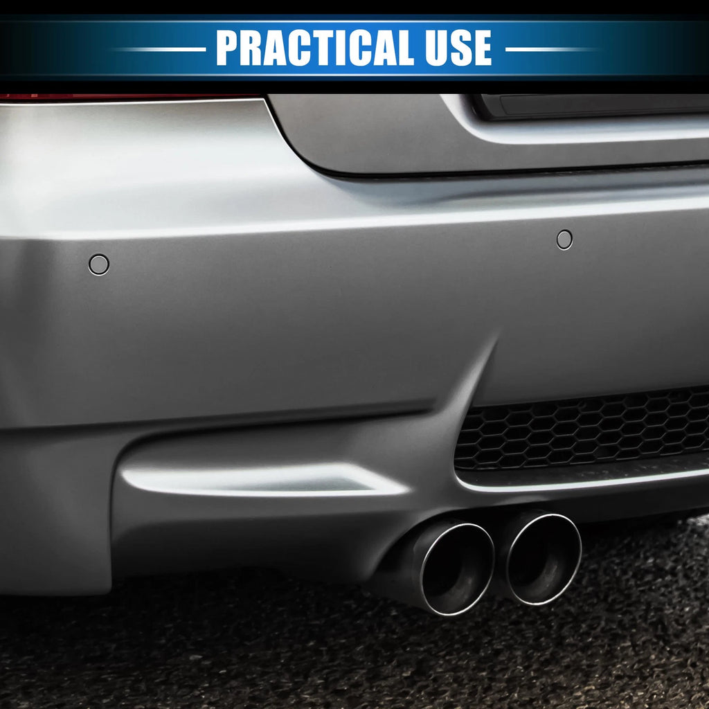 2 Pcs Exhaust Tip Tail Pipe for BMW 328i 325i E90 (2007–2010) Silver Tone