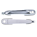 2 x Front Left + Right Outer Door Handle Chrome for Hyundai Tucson (2004–2010)