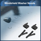 Windshield Washer Nozzle with Hose Connector for Mercedes-Benz (No. 2E1955985)