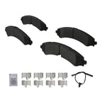 Set of 4 Front Brake Pads for Chevy Silverado 2500 3500 HD (2020–2024) P2250 D2250