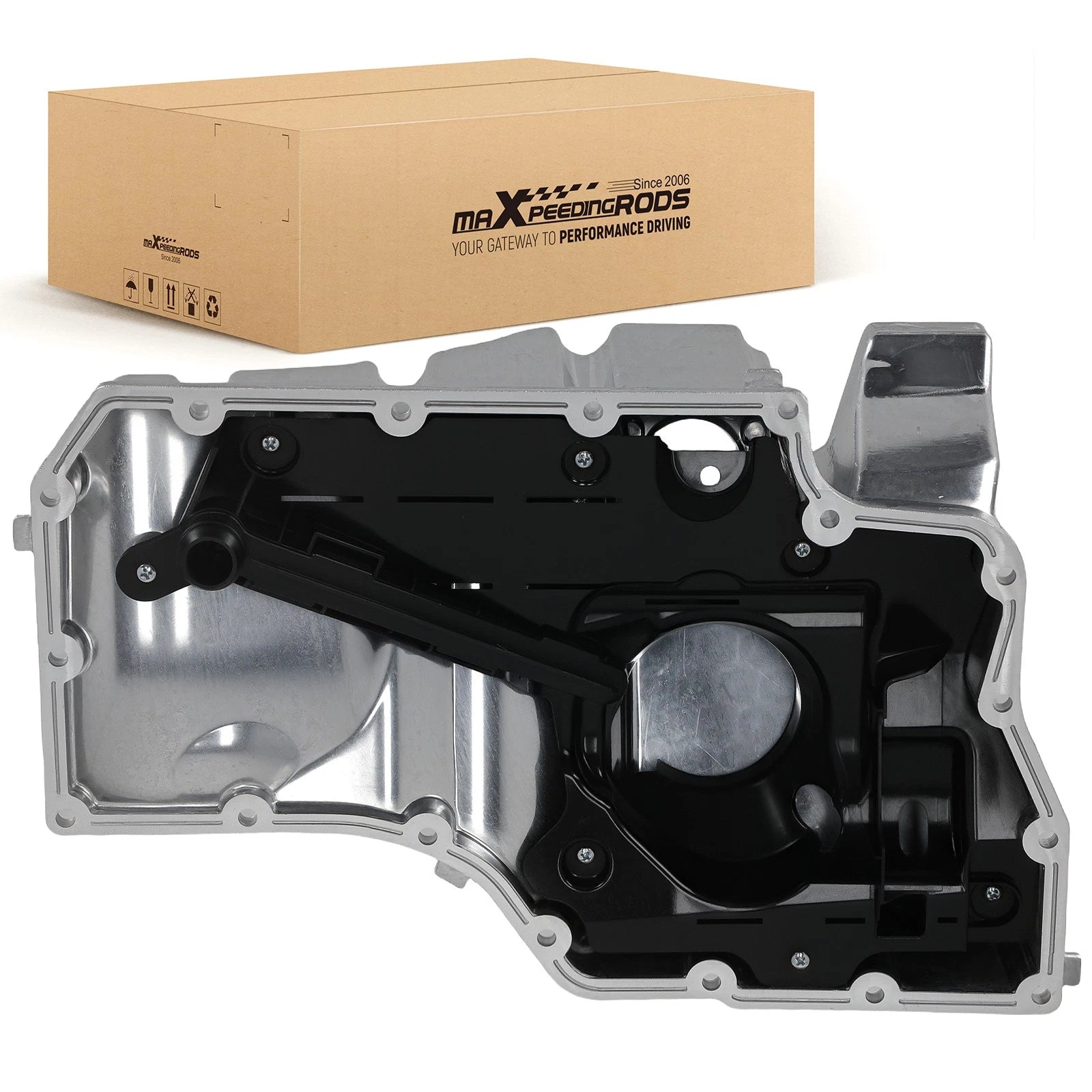 Aluminum Oil Sump Pan for Audi A4 A6 Q5 Q7 Q8 (2016–2023)