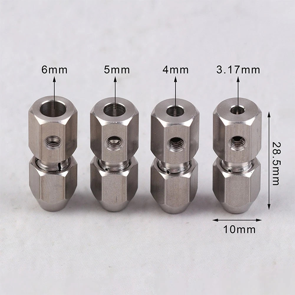 RC Electric Boat Coupling Flexible Collet 17mm Stainless Steel Connector
