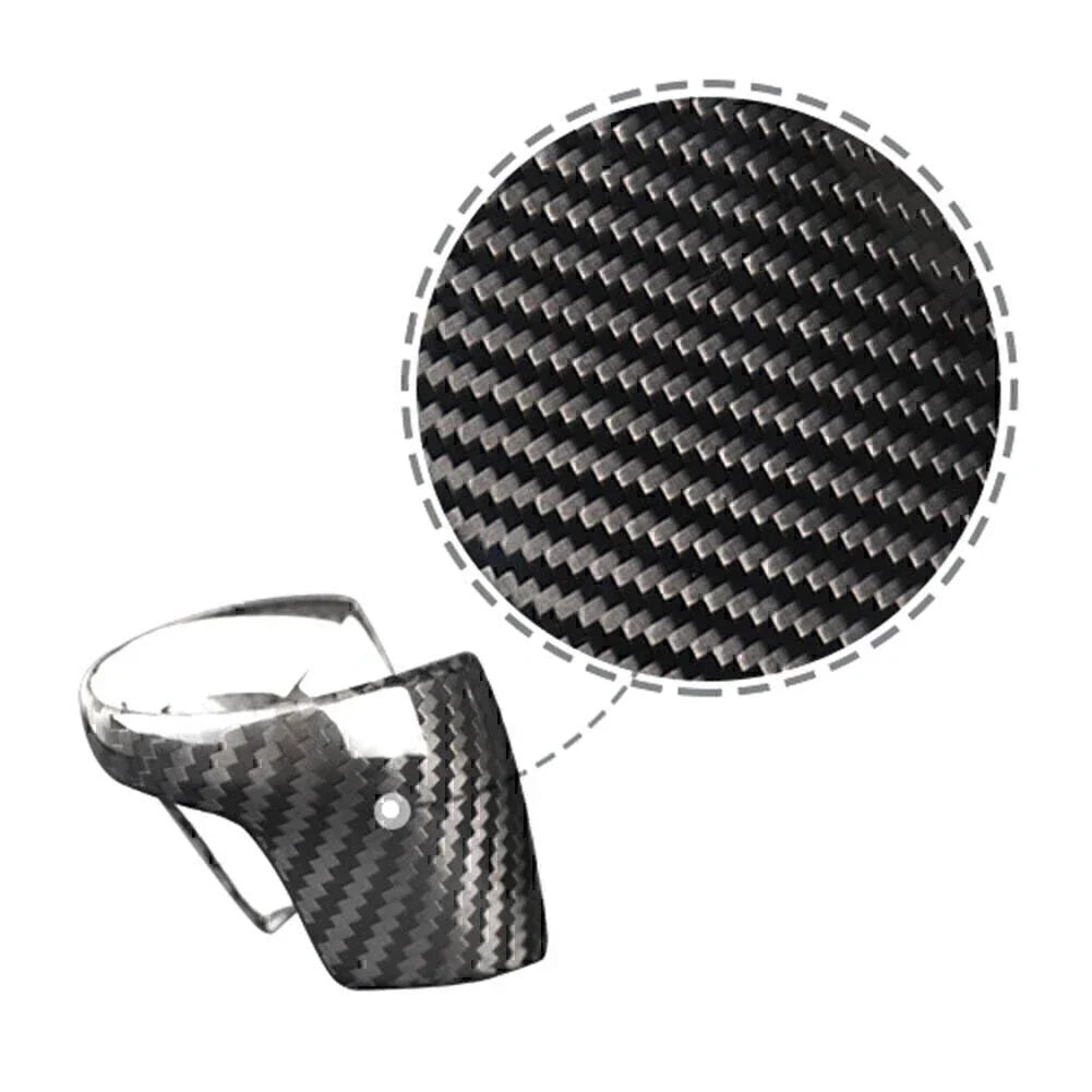 Carbon Fiber Black Gear Shift Knob Cover for Mazda Atenza Axela (2002-2019)