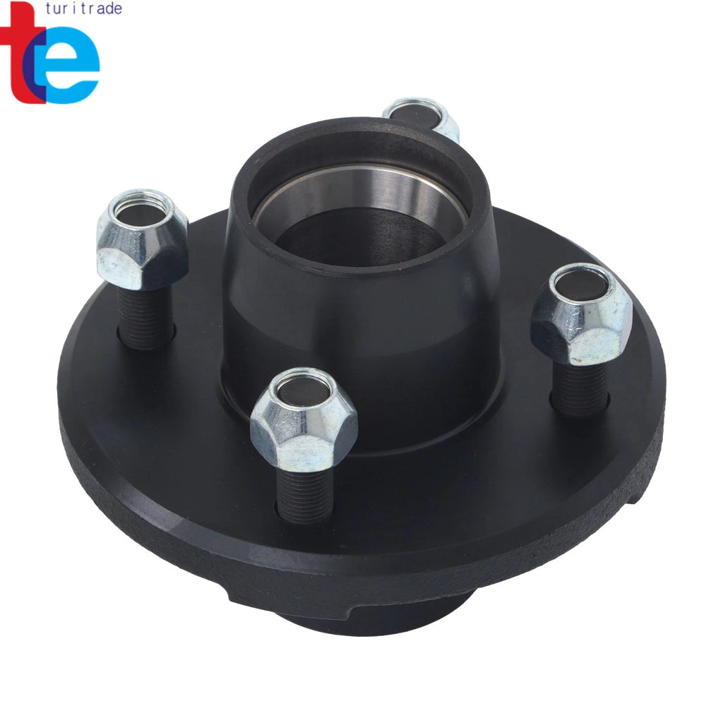 Set of 4 Trailer Hub Kits with Bearings for 2000 lbs Spindle (4")