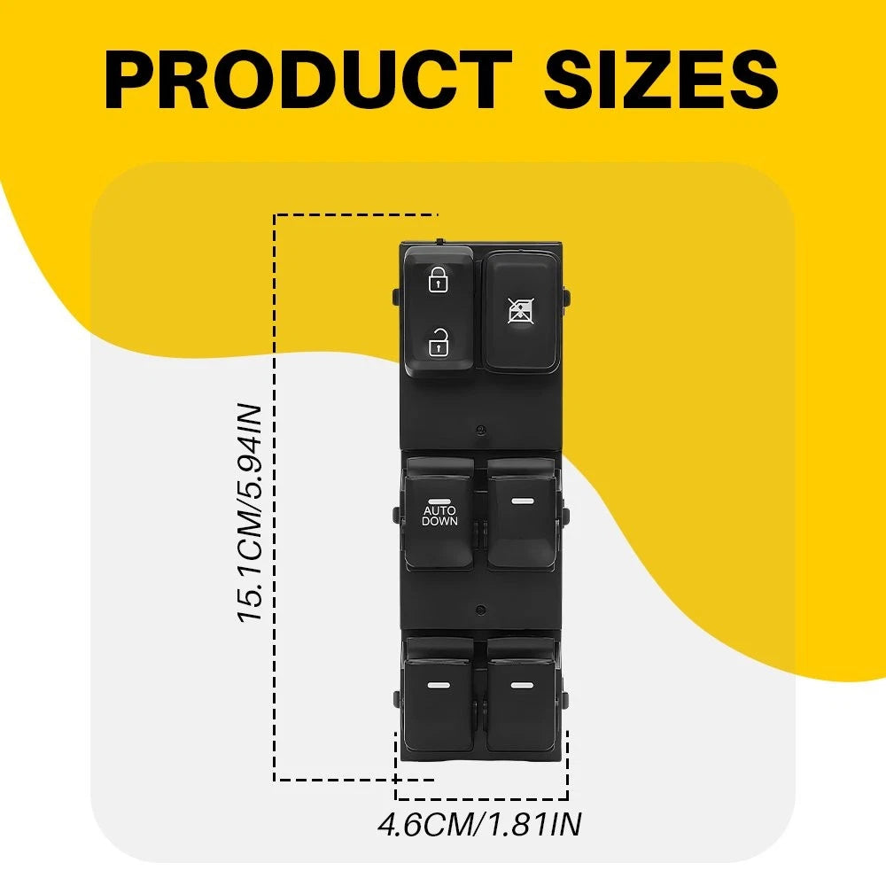 Power Window Switch for Kia Sportage (2011–2016) - Driver Left