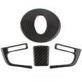 Set of 4 Carbon Fiber Steering Wheel Covers for Subaru Forester (2013–2018)