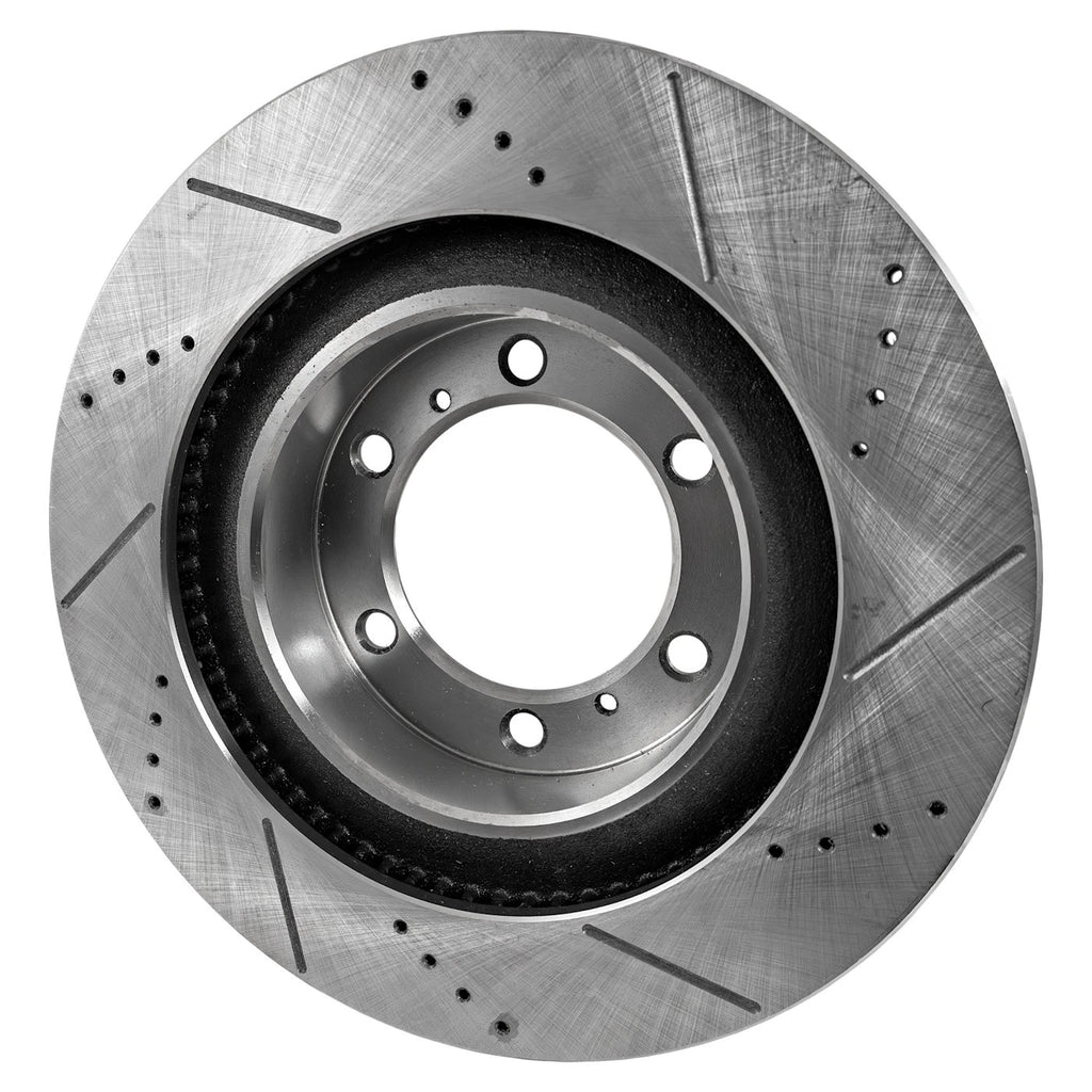 Set of 2 Front & Rear Brake Disc Rotors for Jeep Grand Cherokee, Dodge Durango