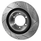 Set of 2 Front & Rear Brake Disc Rotors for Jeep Grand Cherokee, Dodge Durango