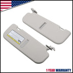 Set of 2 Sun Visors for Hyundai Elantra (2011–2015) RH+LH with Mirror