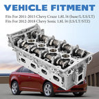 Cylinder Head 55568116 for Chevy Cruze Sonic (2011–2018) 1.8 DOHC Dual VVT