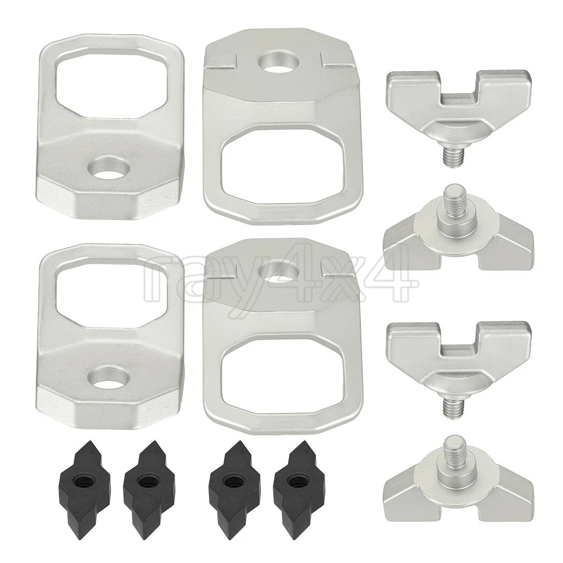 Set of 4 Lock & Ride MAX D-Rings for Polaris Xpedition XP ADV / Ranger XD 1500 (2024–2025)