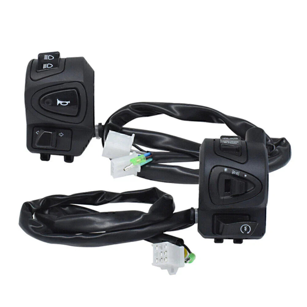 7/8" Motorcycle Handlebar Switch Horn Turn Headlight Fog Light Start Stop Switch