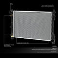 Full Aluminum Core Replacement Radiator for Mercedes C-Class SLK (2001–2008) DPI-2337