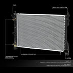 Full Aluminum Core Replacement Radiator for Mercedes C-Class SLK (2001–2008) DPI-2337