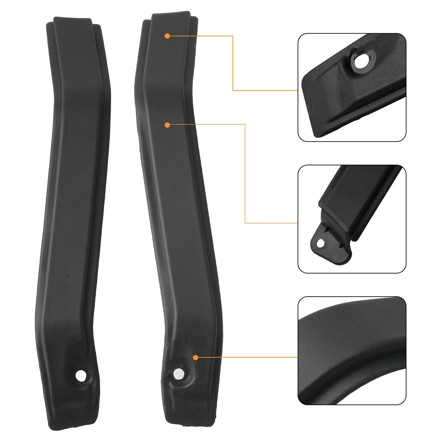 Cab Corner Roof Trim Moldings Left & Right for Ford F-150 (2009–2014)
