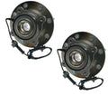 Set of 2 Front Moog Wheel Bearing Hub Assemblies for Chevy GMC Sierra 3500 HD (2007–2019)