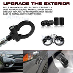 Tow Hook and Tire Valve Stem Caps for Honda Fit/Jazz (2015-2018)