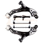 Set of 6 Front Lower Control Arms and Tie Rods for Chevy Equinox (2005–2009)