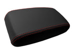 Console Lid Pull Over Cover Leather for Toyota Matrix (2003–2008) Red Stitch