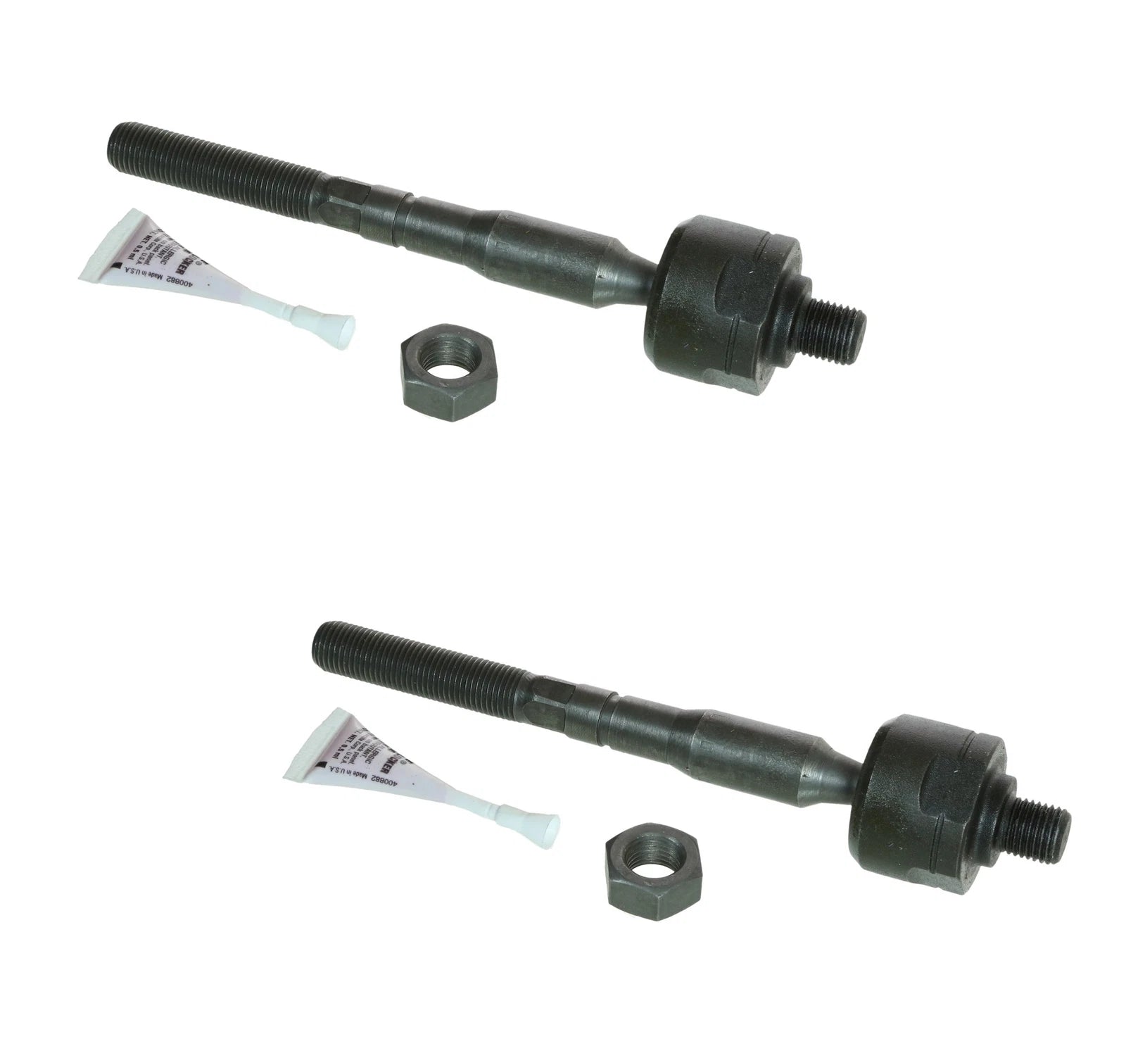 Set of 2 Inner Steering Tie Rod Ends for Ford Lincoln MKZ Mercury Milan
