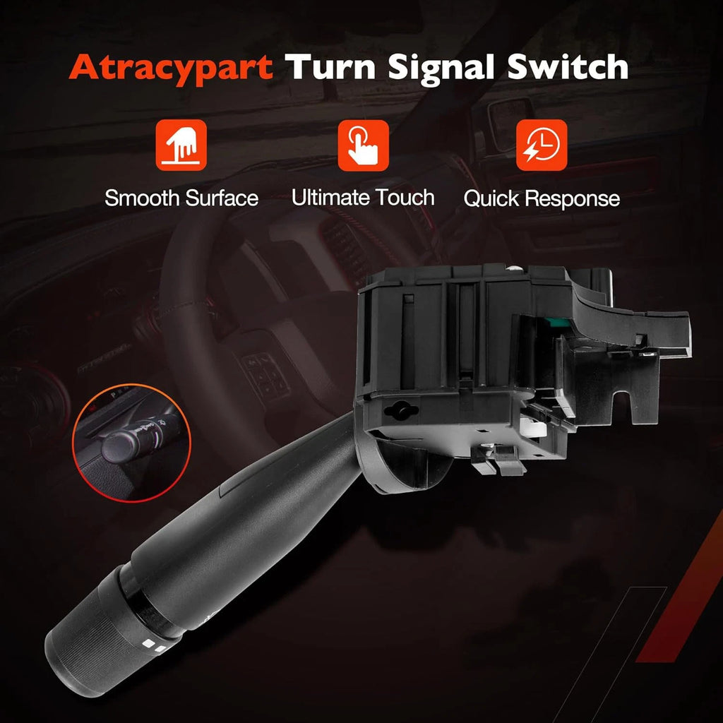 Turn Signal Dimmer Wiper Switch for Dodge Ram 1500 2500 3500 (2009–2023) 56046114AD