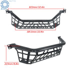 Black Steel Luggage Rack Bed Shell Rear Panel for Kawasaki Teryx KRX 1000 (2020–2023)