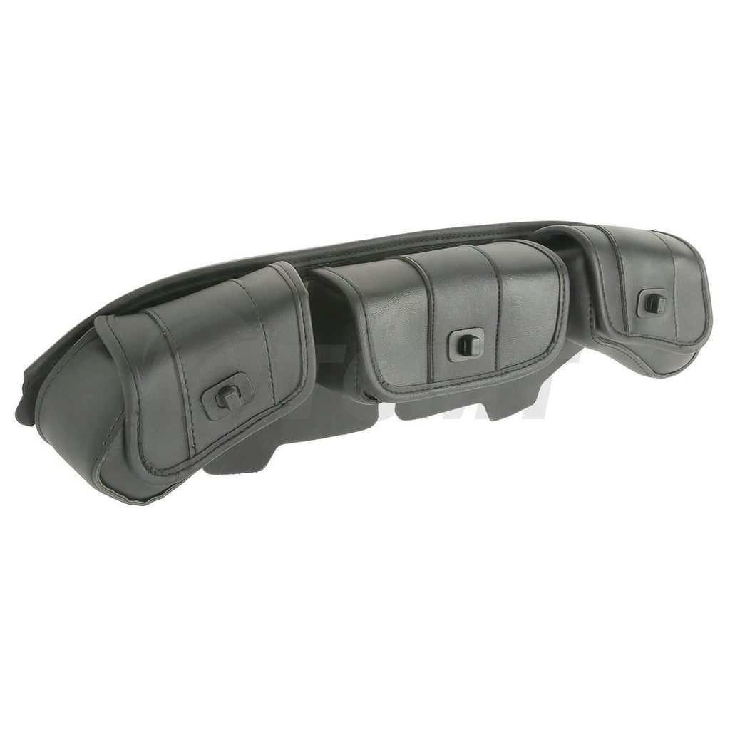Set of 2 Black Windscreen Bags for Harley FLHTK FLHTCU FL Trike (1996–2013)