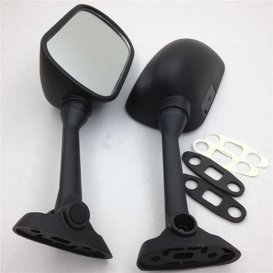 Black Racing Mirrors for Suzuki GSXR 1000 / SV650 (2003–2006)