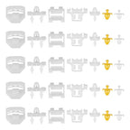 35 x Side Trim Clips for Benz 190 Series W201 190E 190D (1982-1993)