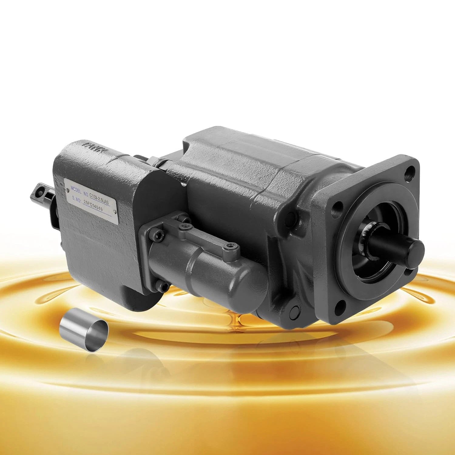 PTO Dump Pump Hydraulic Cylinder C102 for Direct Mount (7/8" 13-T Spline)