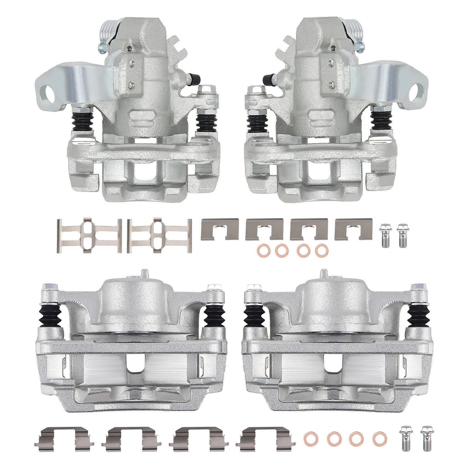 Front & Rear Brake Caliper Assembly for Honda Civic (2006-2011)