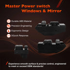 Power Window Door Mirror Switch Set for Chevy Silverado GMC Sierra (2000–2002)