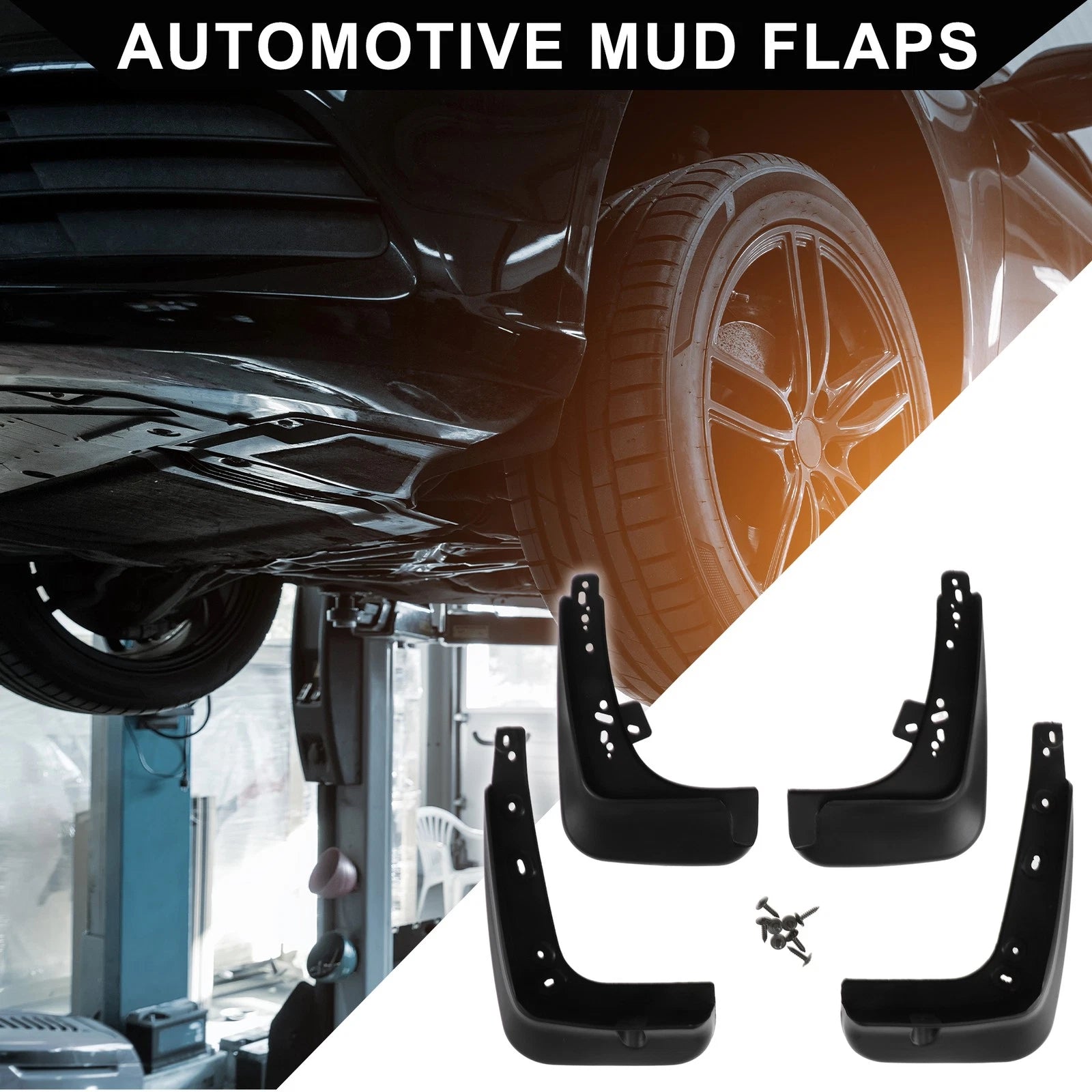 Set of 2 Front & Rear Mud Flaps for Kia Optima K5 (2011–2013)