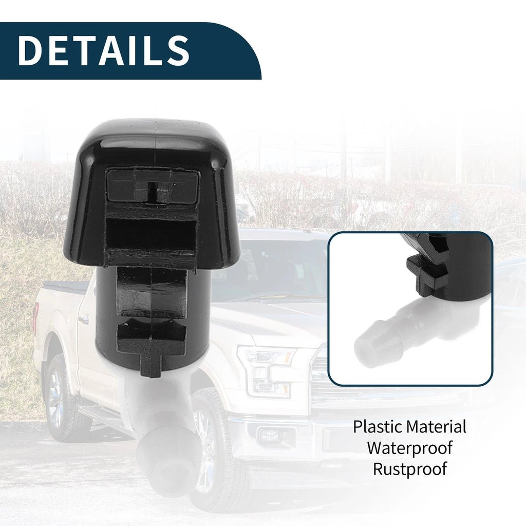 2Pcs Front Windshield Washer Nozzles for Ford F-450 Super Duty (2011–2016)