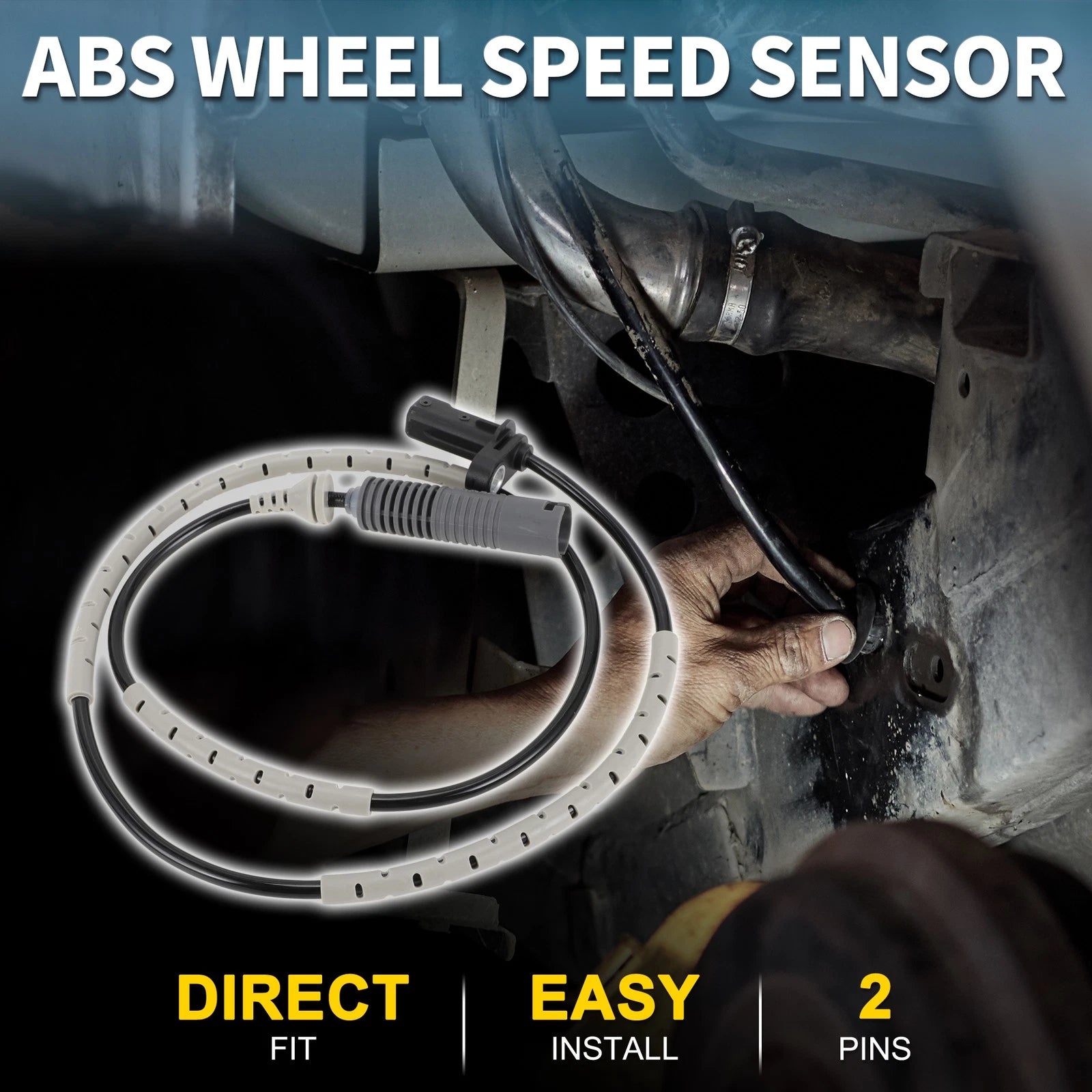 Rear ABS Wheel Speed Sensor for BMW 128i (2008–2013) No. 34526760425