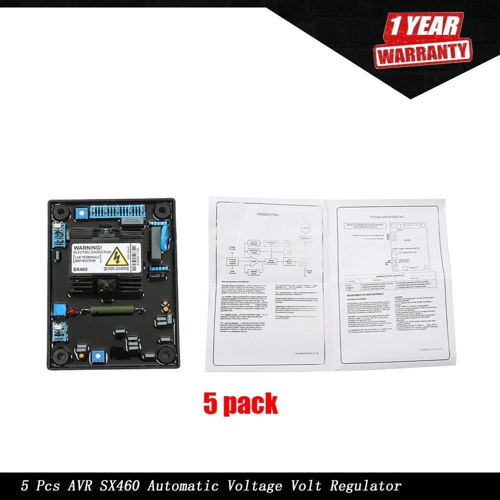 5X AVR SX460 Automatic Voltage Regulator for Various Models